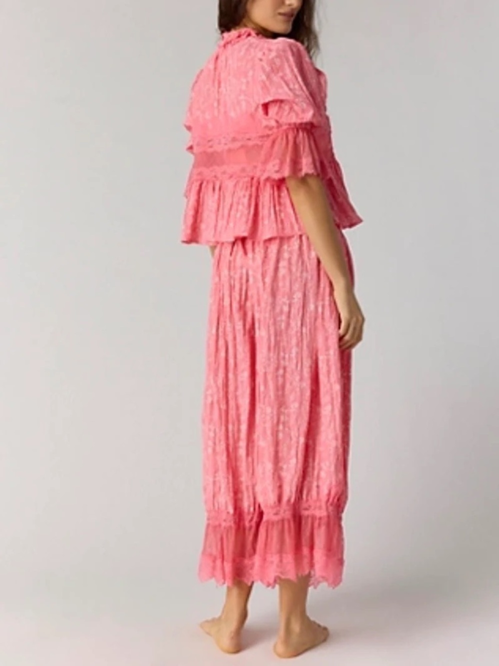 Free People Forever Young Printed Bloomer Pants - Picture 3 of 5